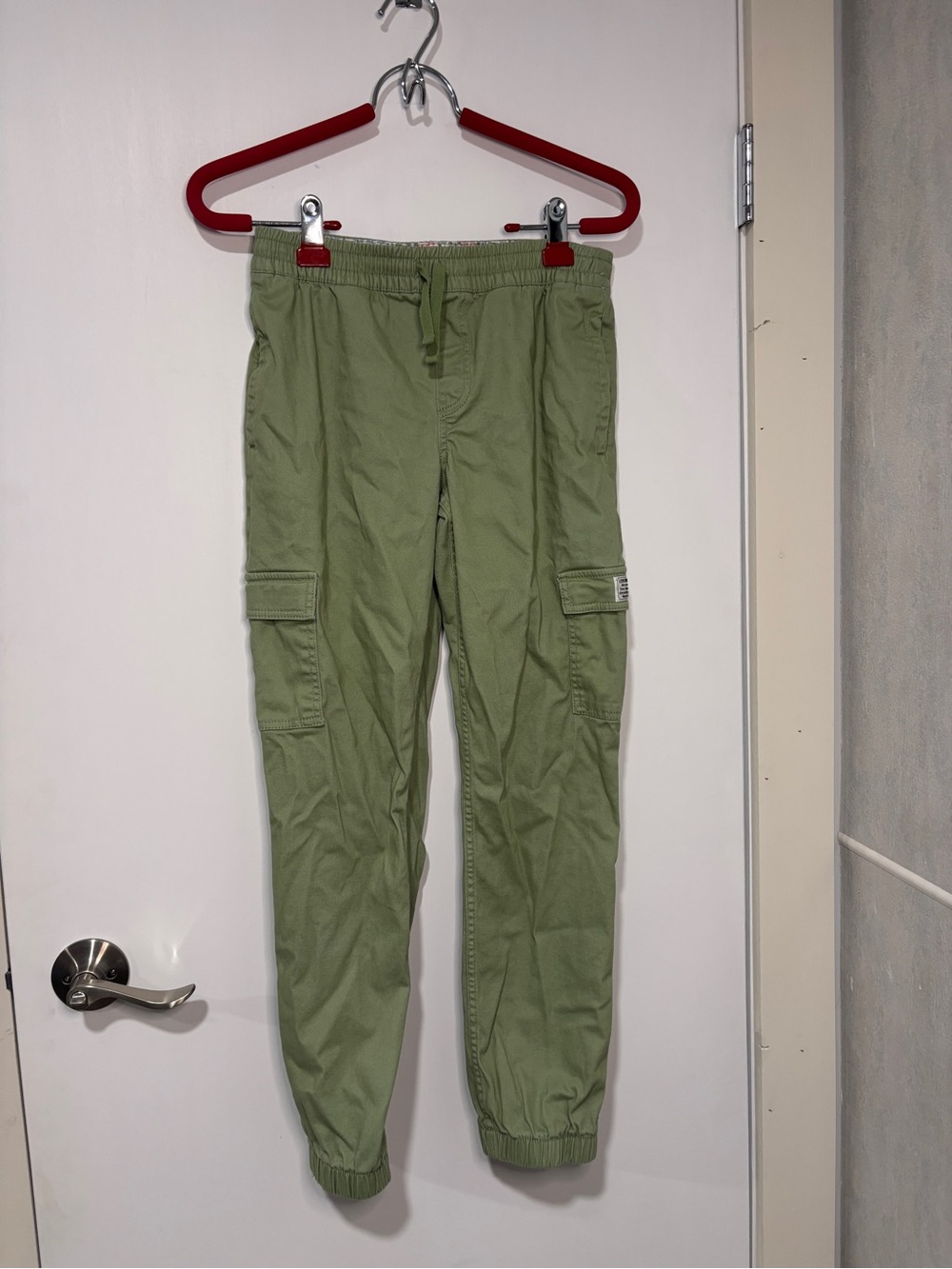Levi's Olive Green Cargo Pants with Drawstring Waist